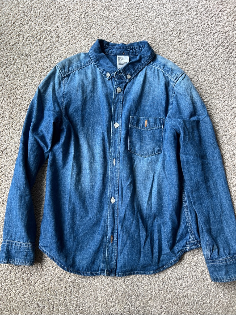 H&M Blue Denim Shirt